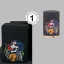 LIGHTER BLUE TORCH FLIP TOP