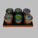 GRINDER SPINNING TOP W/PICTURE