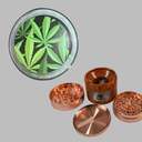 GRINDER SPINNING TOP W/PICTURE