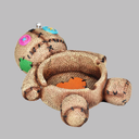 ASHTRAY CERAMIC CANVAS DOLL