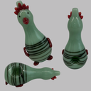 HAND PIPE GLASS CHICK